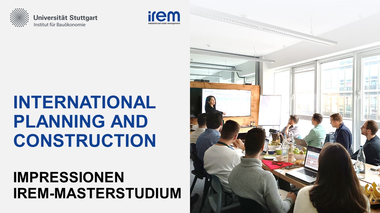 Symbolbild Impressionen IREM-Masterstudium mit Link zu Youtube